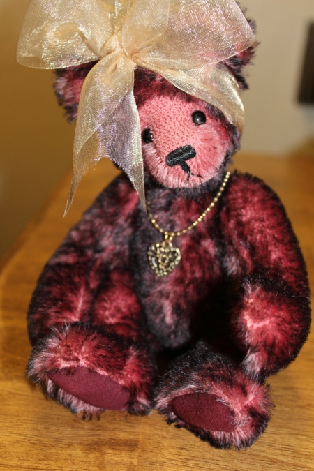 11' Tipped Mohair Bear by Ellen Kislingbury